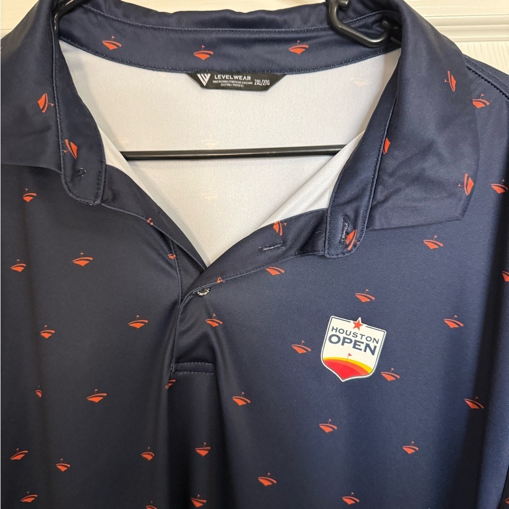 Houston Open Navy Blue Men's Polo Shirt - Picture 2 of 3